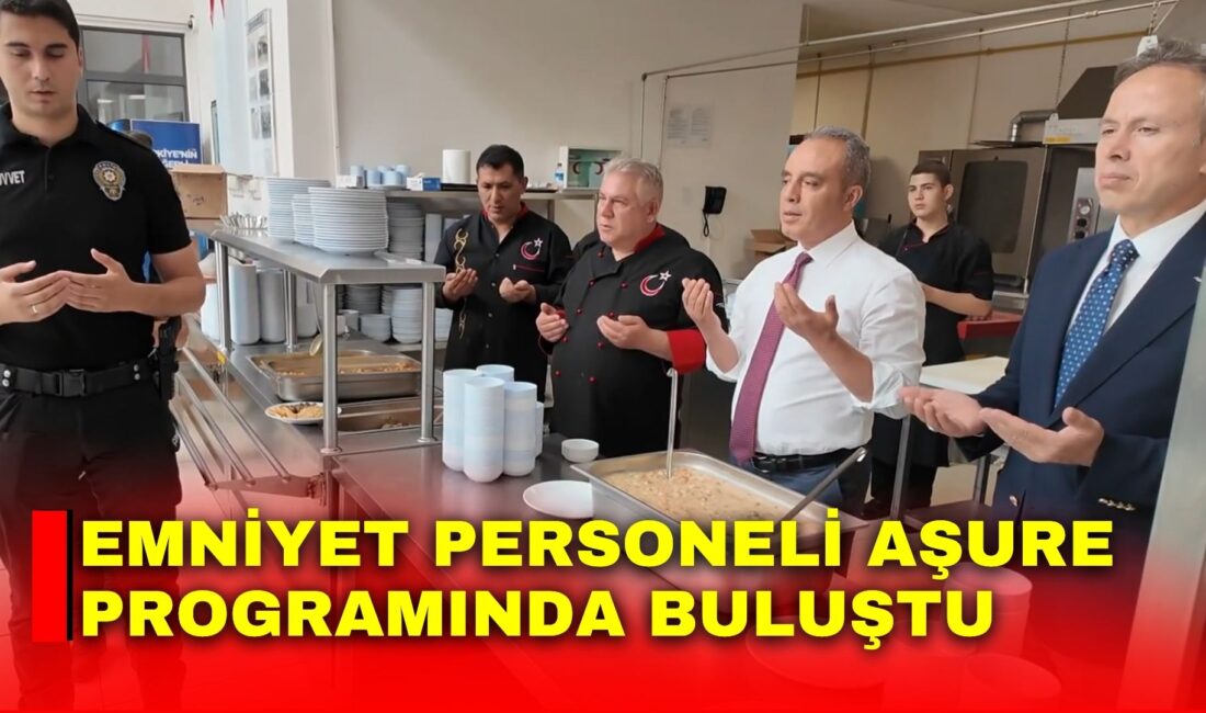 Afyonkarahisar İl Emniyet Müdürlüğü, Muharrem ayı dolayısıyla düzenlediği aşure programında