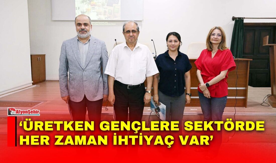 Afyon Kocatepe Üniversitesi (AKÜ) Bilim İletişimi Koordinatörlüğü tarafından ‘Geleceğin Meslekleri’