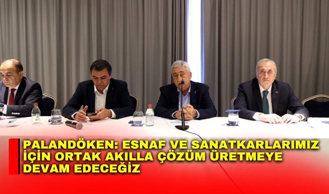 Türkiye Esnaf ve Sanatkârları Konfederasyonu (TESK) Genel Başkanı Bendevi Palandöken,