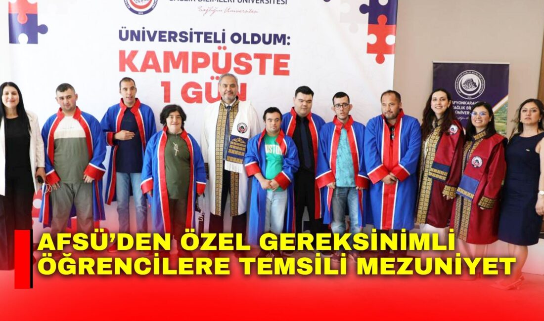 AFSÜ Sağlık Bilimleri Fakültesi’nde yürütülen toplumsal katkı projesi kapsamında eğitimlerini