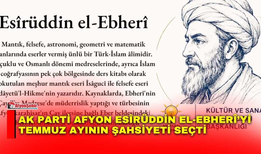 AK Parti Afyon İl Kültür ve Sanat Politikaları Başkanlığı, ‘Bir