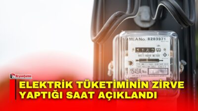 Türkiye'de günlük elektrik tüketimi 1 milyon 53 bin 405 megavatsaat
