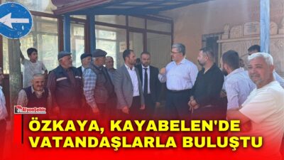 AK Parti Afyonkarahisar Milletvekili Ali Özkaya, Şuhut ilçesine bağlı Kayabelen