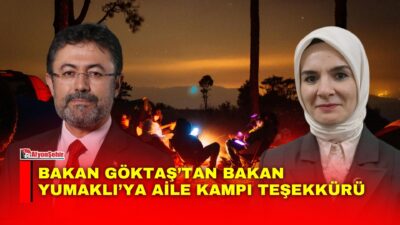 Aile ve Sosyal Hizmetler Bakanı Mahinur Özdemir Göktaş, ailelerin doğayla