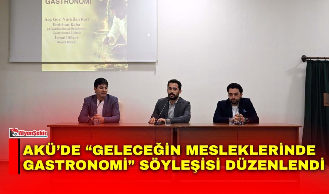 Afyon Kocatepe Üniversitesi (AKÜ) Bilim İletişimi Koordinatörlüğü tarafından “Geleceğin Meslekleri”