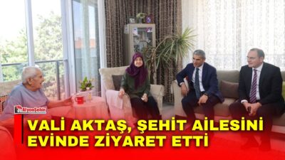 Afyonkarahisar Valisi Dr. Naci Aktaş, Çay ilçesinde şehit Kadir Özcan'ın