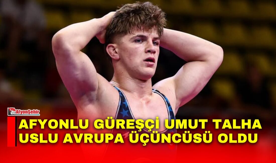 Afyonkarahisar Türkiye Olimpik Hazırlık Merkezi (TOHM) sporcusu Umut Talha Uslu,