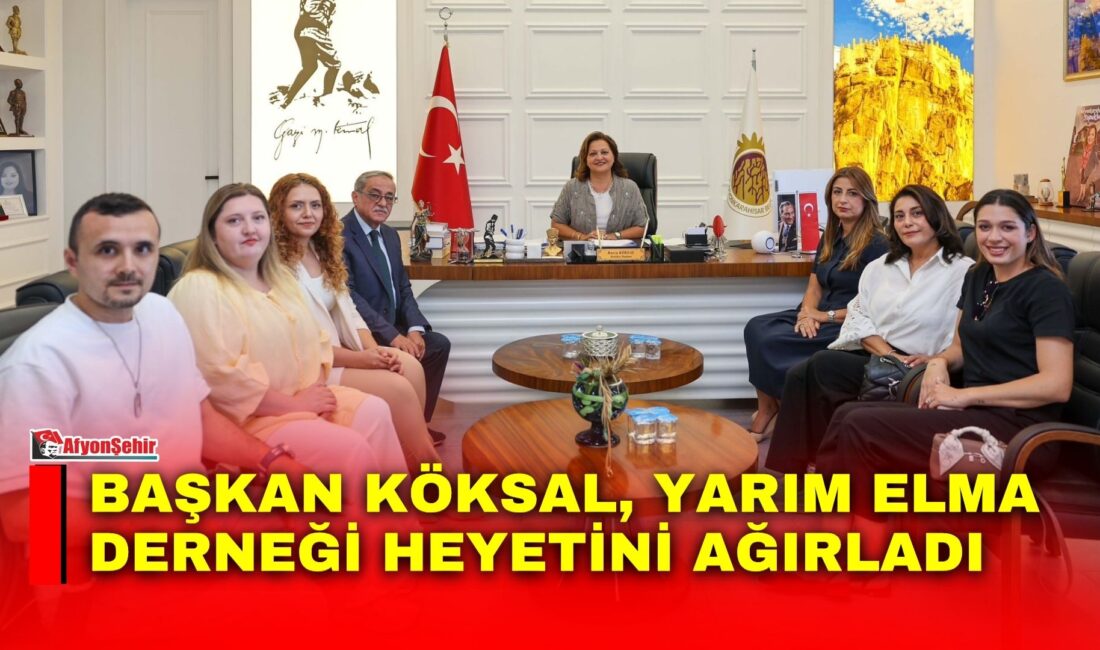 Afyonkarahisar Belediye Başkanı Burcu Köksal, Yarım Elma Sosyal Yardımlaşma ve