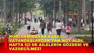 Afyonkarahisar Belediyesi tarafından kapsamlı bir yenileme çalışmasıyla yeniden düzenlenen ve