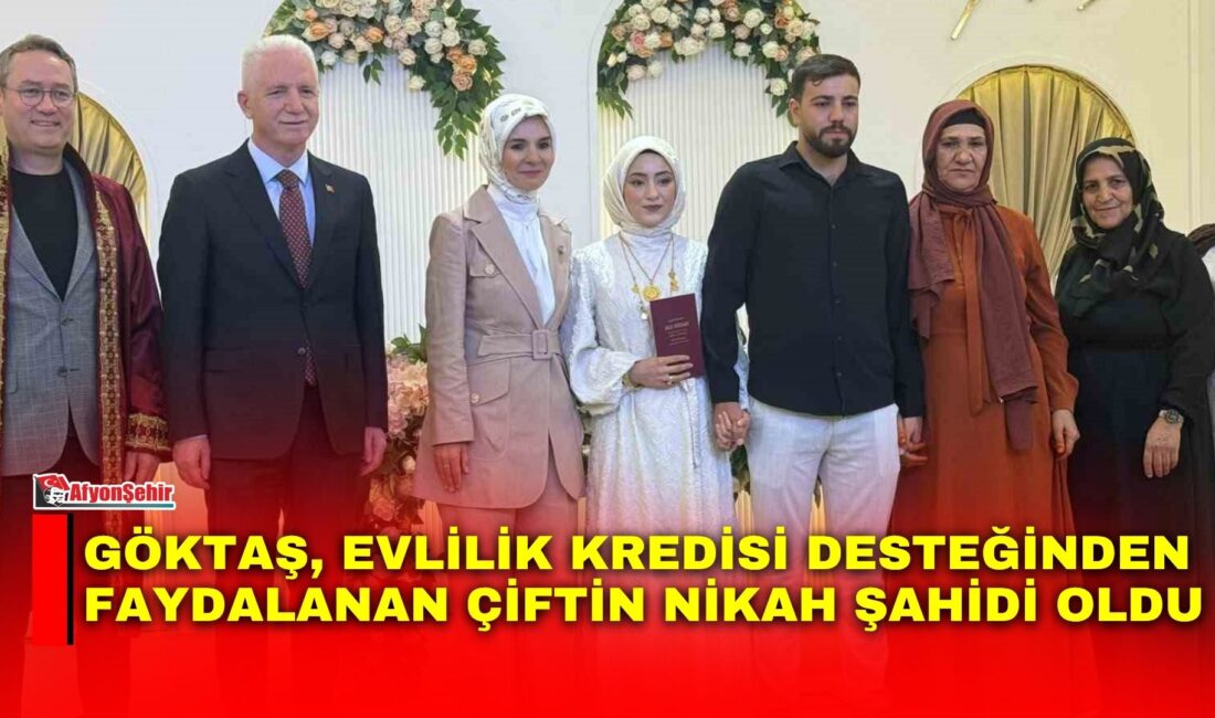 Aile ve Gençlik Fonu kapsamında 100 bininci nikah töreni Başakşehir