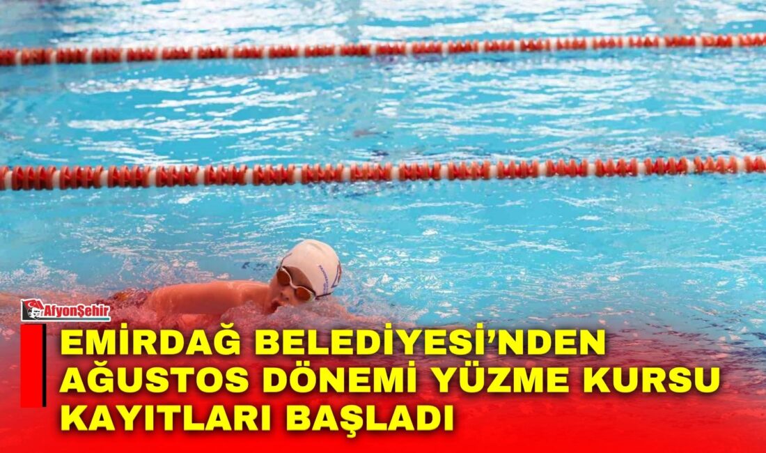 Emirdağ Belediyesi, Mahmut Çorumlu Yarı Olimpik Yüzme Havuzu’nda düzenlenecek ağustos