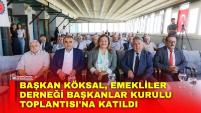 Afyonkarahisar Belediye Başkanı Burcu Köksal, Tüm Emekliler Derneği tarafından kentte