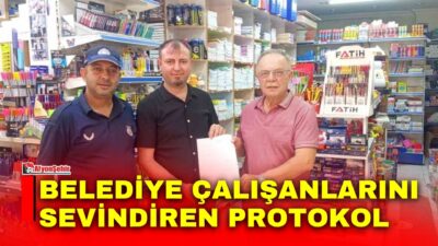 Afyonkarahisar’ın Sandıklı ilçesinde Belediye İş Sendikası ile ilçe esnafı arasında