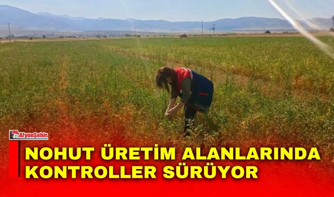 Afyonkarahisar genelinde nohut üretiminde verim ve kaliteyi artırmaya yönelik kurulan