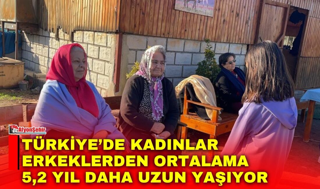 TÜİK verilerine göre, Türkiye’de 2022-2024 döneminde erkeklerde 75,5 yıl olan