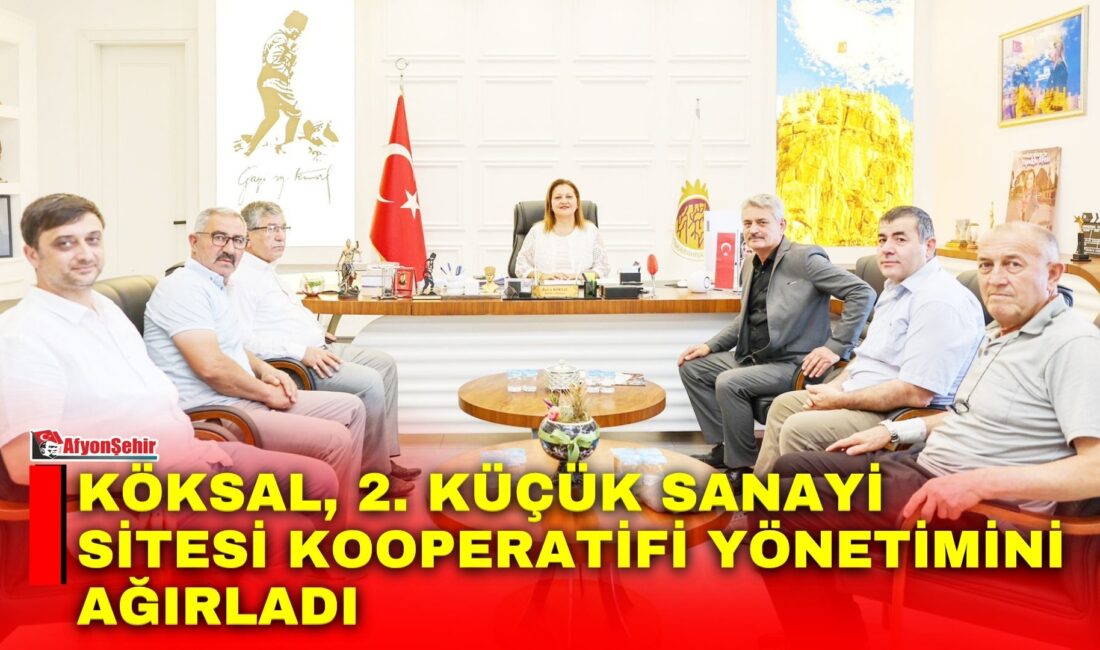 Afyonkarahisar Belediye Başkanı Burcu Köksal, S.S. Afyonkarahisar 2. Küçük Sanayi