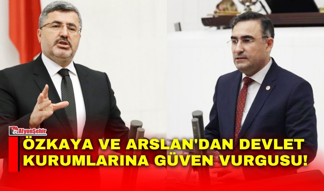 AK Parti Afyonkarahisar Milletvekilleri Ali Özkaya ve Hasan Arslan, Ahbap