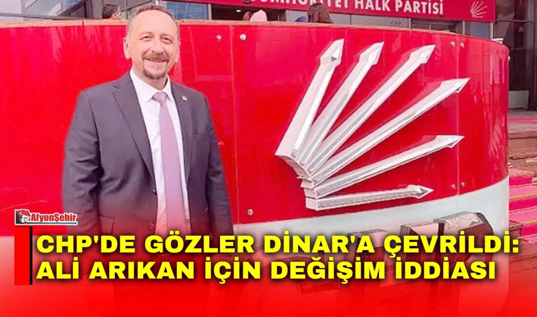 Afyonkarahisar siyasetinde son günlerde yaşanan gelişmeler Cumhuriyet Halk Partisi'nde hareketli