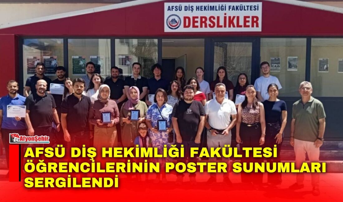 Afyonkarahisar Sağlık Bilimleri Üniversitesi (AFSÜ) Diş Hekimliği Fakültesi öğrencileri, 2025-2026