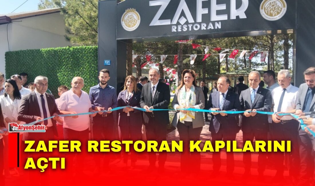 Afyonkarahisar Belediyesi tarafından sosyal belediyecilik anlayışıyla hayata geçirilen Zafer Restoran