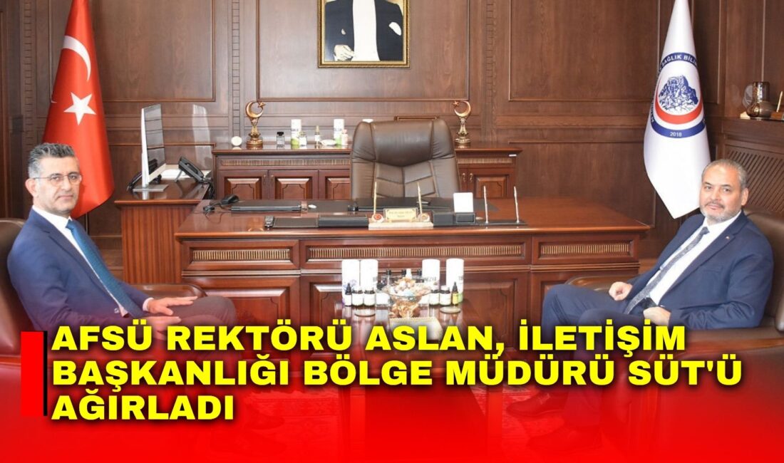 Afyonkarahisar Sağlık Bilimleri Üniversitesi (AFSÜ) Rektörü Prof. Dr. Adem Aslan,