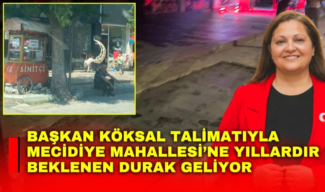Afyonkarahisar’ın Mecidiye Mahallesi’nde uzun yıllardır vatandaşların talep ettiği otobüs durağı