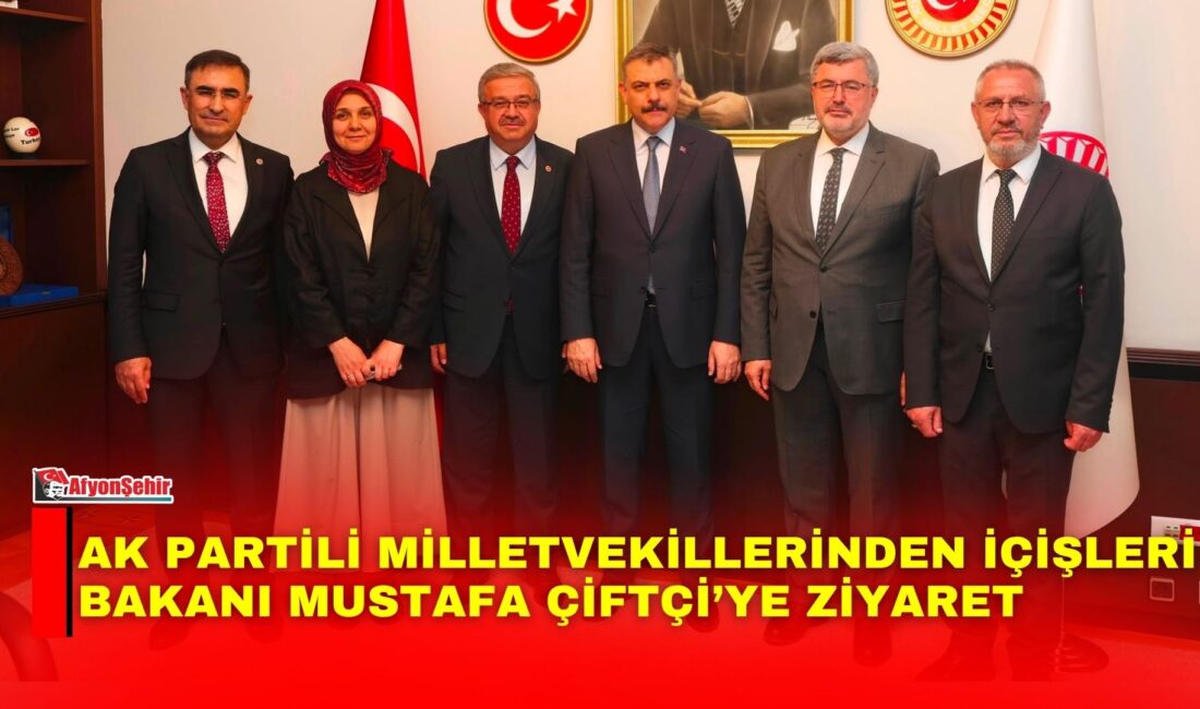 AK Parti Afyonkarahisar Milletvekilleri Hasan Arslan, Ali Özkaya ve İbrahim