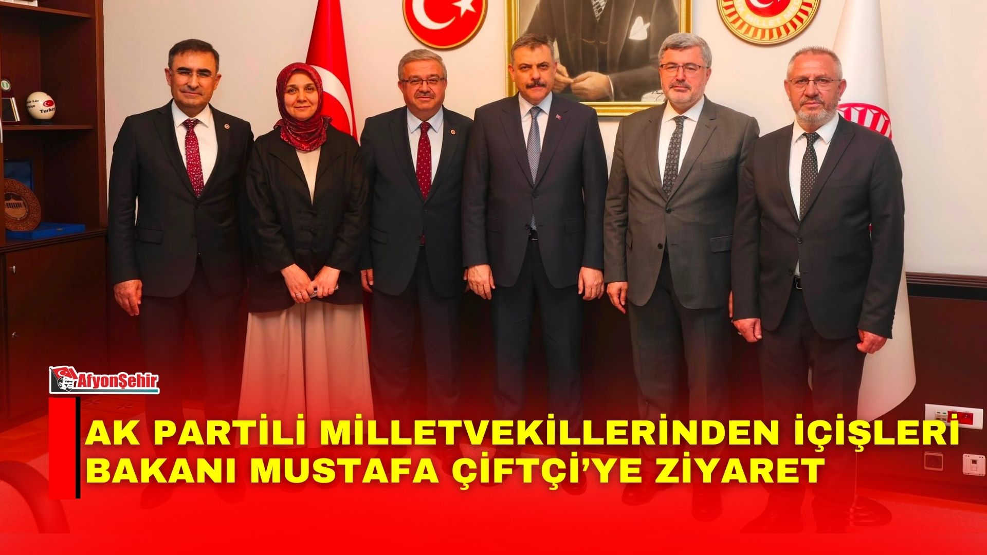 AK Parti Afyonkarahisar Milletvekilleri Hasan Arslan, Ali Özkaya ve İbrahim