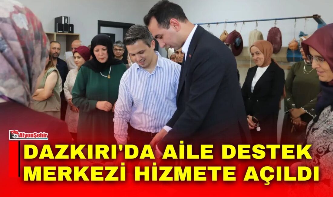 Dazkırı Belediyesi tarafından ilçede kadınların sosyal ve ekonomik hayata daha