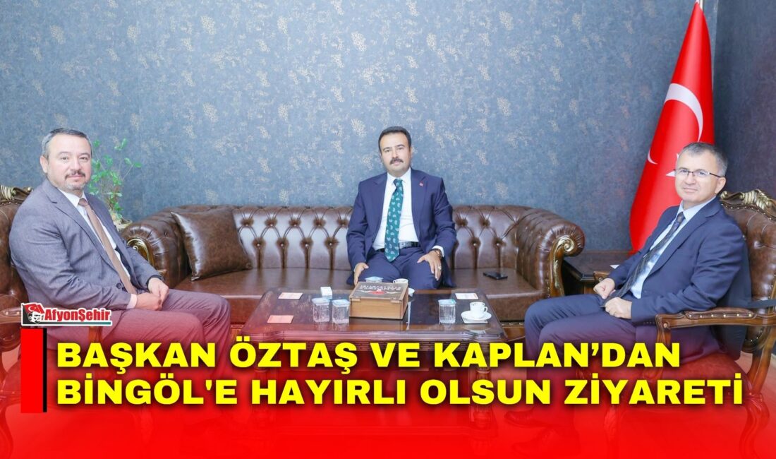Sandıklı Belediye Başkanı Adnan Öztaş, ilçeye atanan Kaymakam Batuhan Bingöl'e