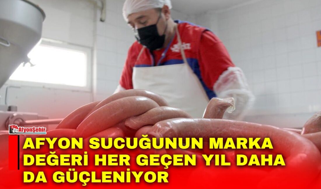 Afyon sucuğunun başarısının kaliteli hammadde, geleneksel üretim anlayışı ve yıllardır