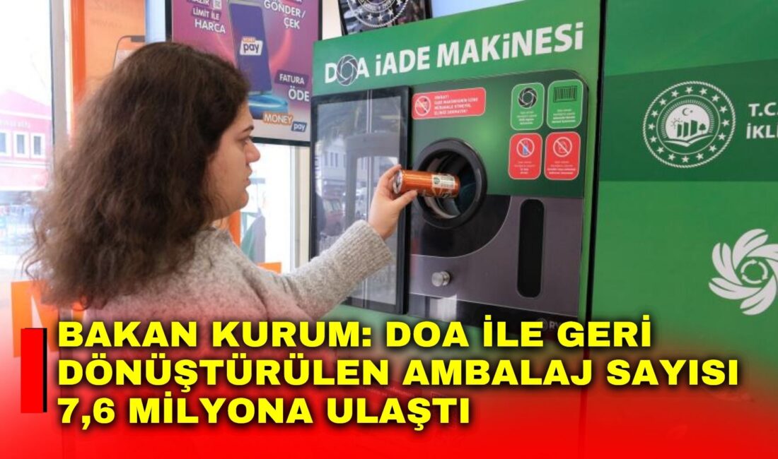 Çevre, Şehircilik ve İklim Değişikliği Bakanı Murat Kurum, Depozito Yönetim