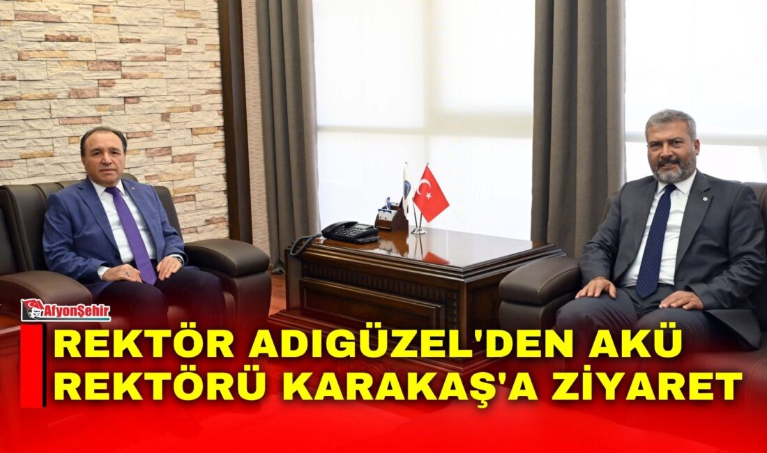 Anadolu Üniversitesi Rektörü Prof. Dr. Yusuf Adıgüzel, Afyon Kocatepe Üniversitesi
