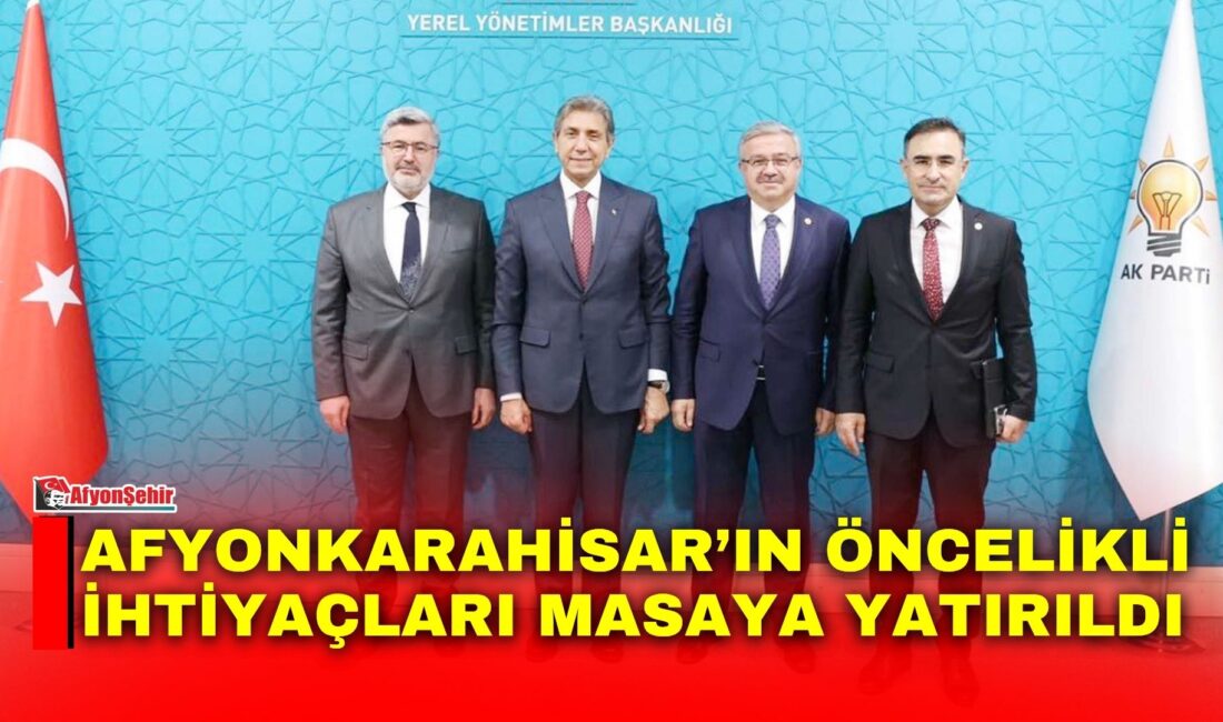 AK Parti Afyonkarahisar Milletvekilleri İbrahim Yurdunuseven, Ali Özkaya ve Hasan