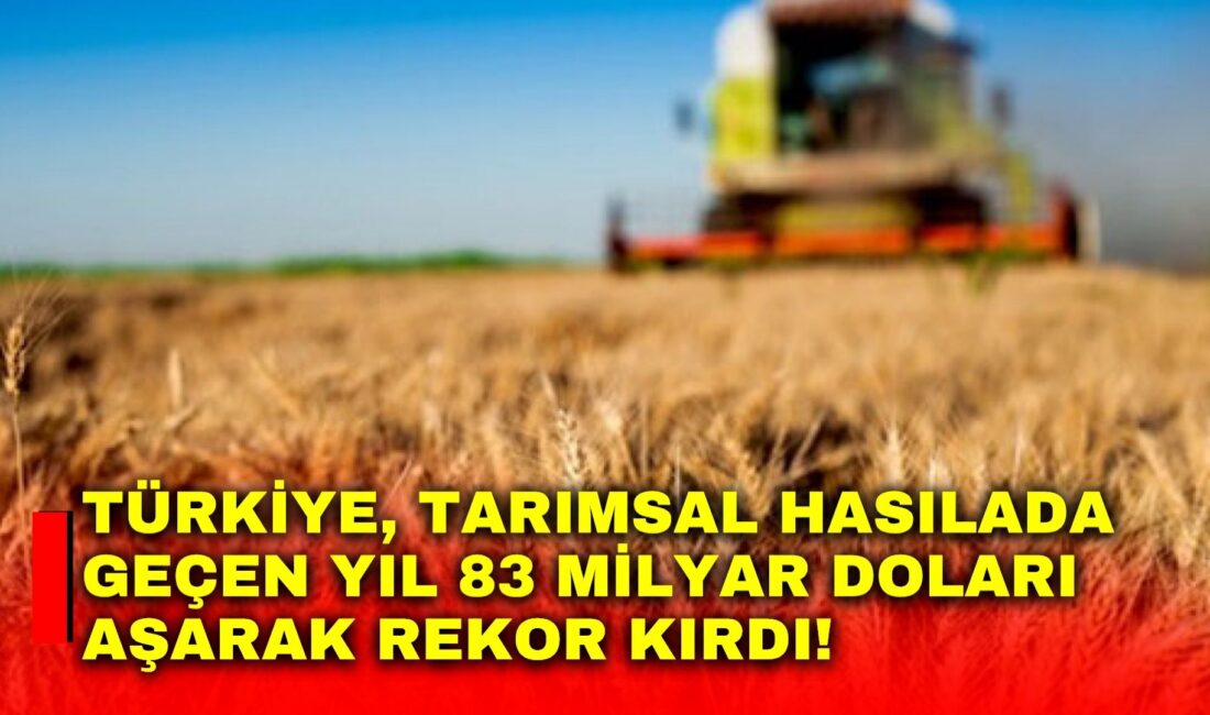 Tarım ve Orman Bakanı İbrahim Yumaklı, Türkiye'nin geçen yılki tarımsal