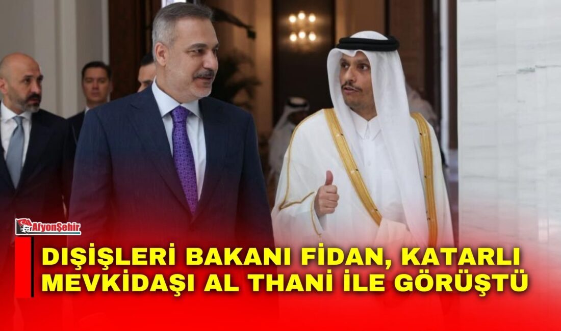 Dışişleri Bakanı Hakan Fidan, Doha’ya gerçekleştirdiği resmi ziyaret kapsamında Katar