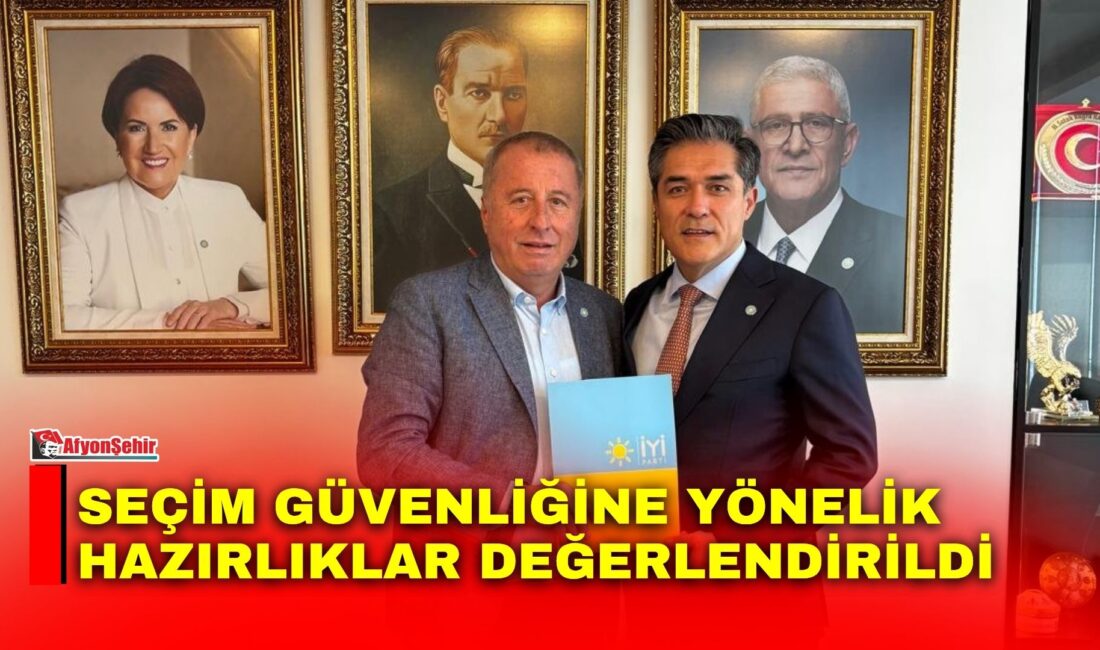 İYİ Parti Genel Başkan Yardımcısı ve Afyonkarahisar Milletvekili Hakan Şeref