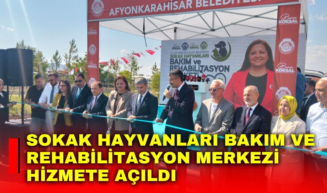 Afyonkarahisar Belediyesi tarafından yapımı tamamlanan Sokak Hayvanları Bakım ve Rehabilitasyon