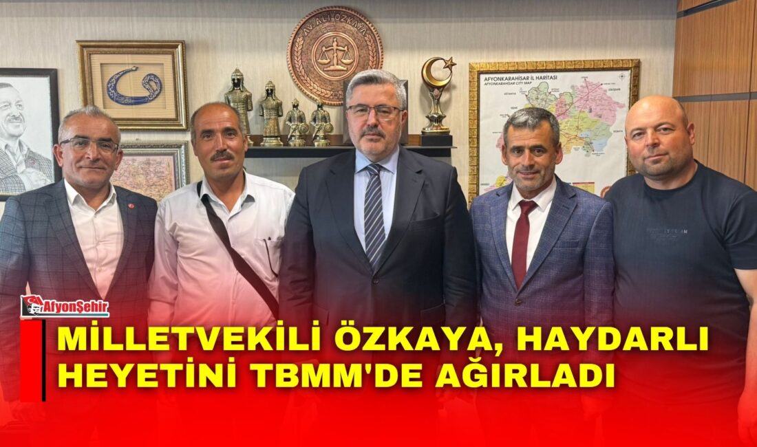 AK Parti Afyonkarahisar Milletvekili Ali Özkaya, Dinar'ın Haydarlı Belde Belediye