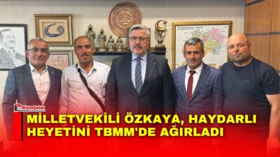 AK Parti Afyonkarahisar Milletvekili Ali Özkaya, Dinar'ın Haydarlı Belde Belediye