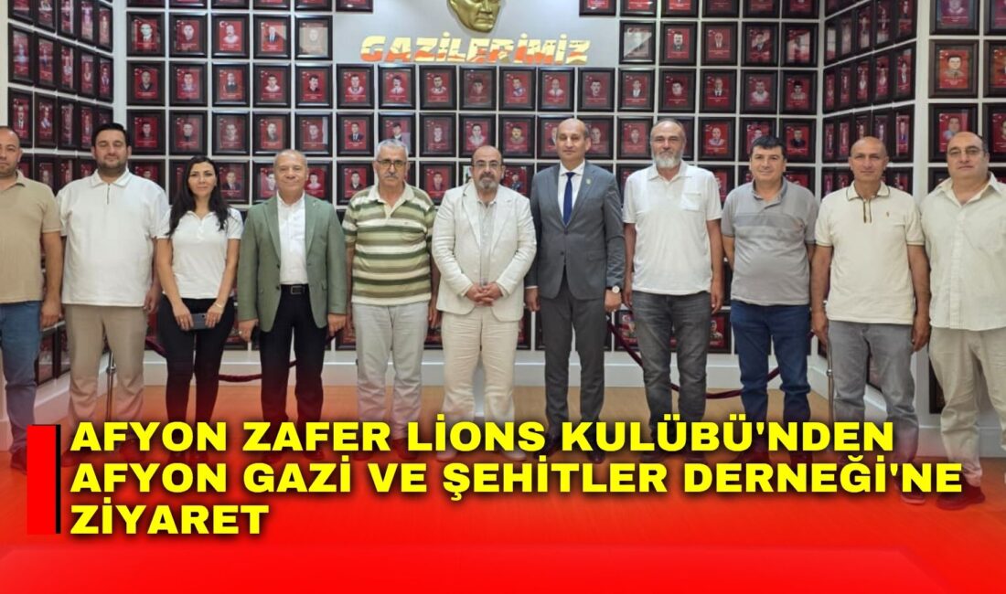 Afyon Zafer Lions Kulübü, 2026-2027 hizmet döneminin ilk resmi ziyaretini