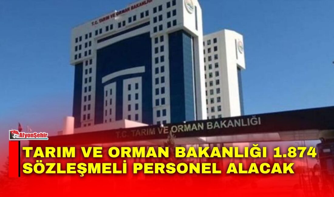 Tarım ve Orman Bakanı İbrahim Yumaklı, bakanlığın taşra teşkilatında istihdam