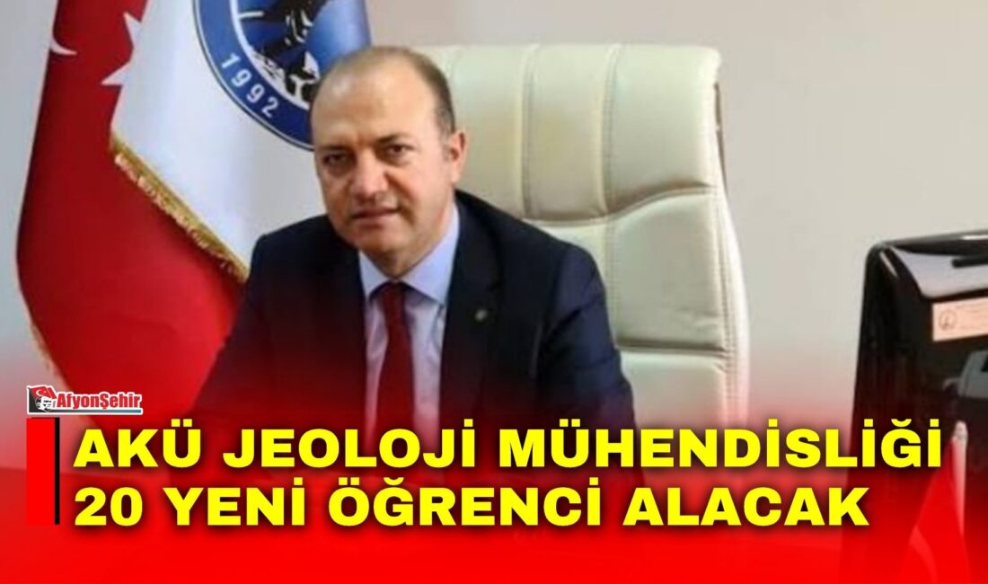 AKÜ Jeoloji Mühendisliği Bölüm Başkanı Prof. Dr. Yıldız, 2026-2027 eğitim-öğretim