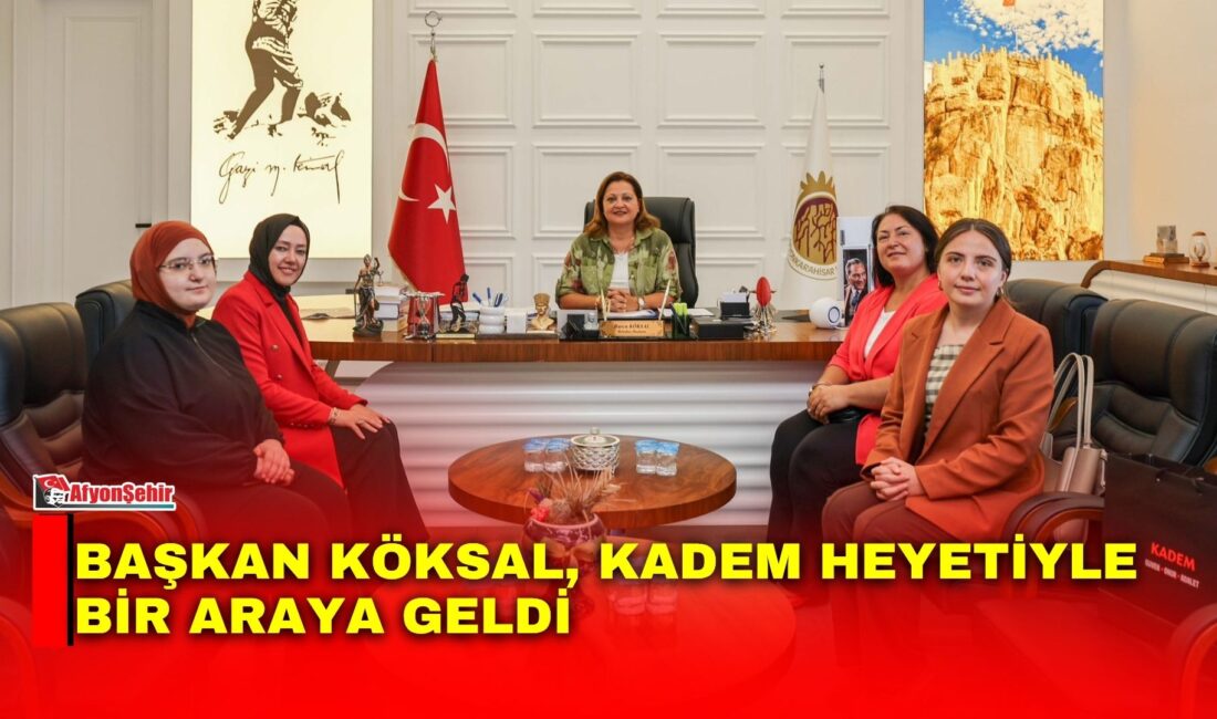 Afyonkarahisar Belediye Başkanı Burcu Köksal, Kadın ve Demokrasi Vakfı (KADEM)