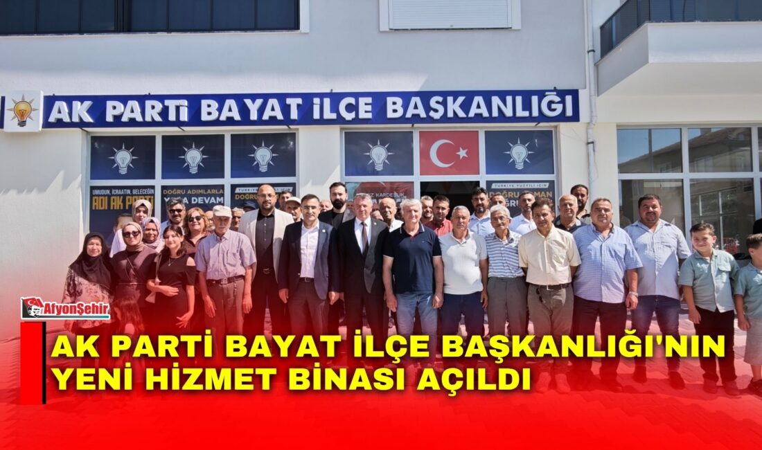 AK Parti Afyonkarahisar Milletvekili Hasan Arslan, Bayat ilçesinde düzenlenen program