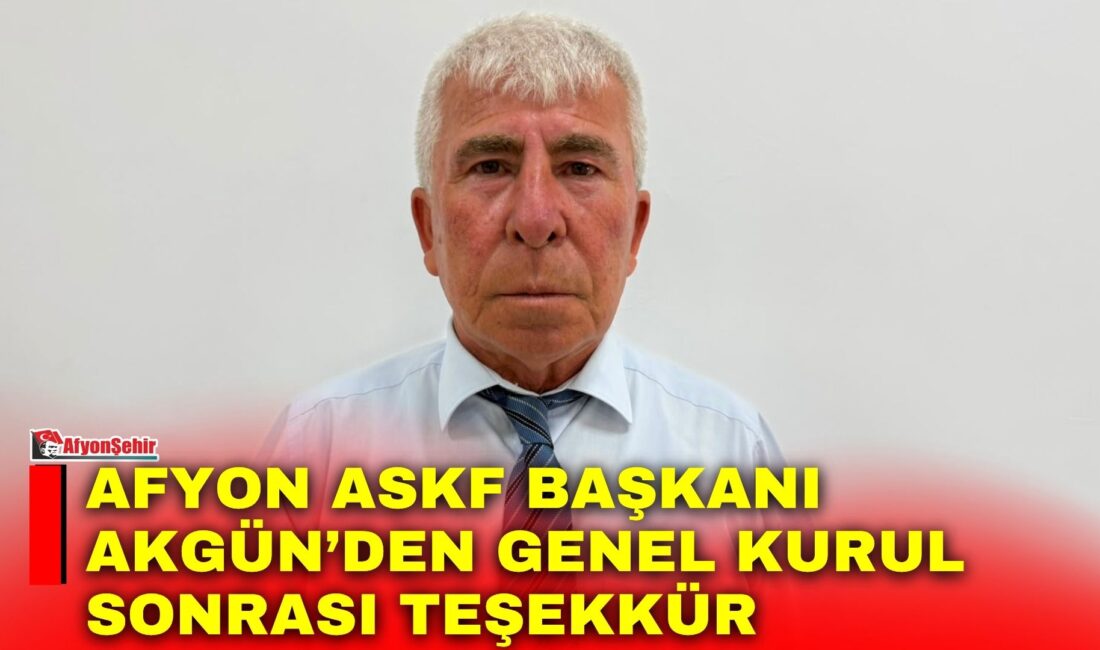 Afyonkarahisar Amatör Spor Kulüpleri Federasyonu (ASKF) Yönetim Kurulu Başkanı Alişan