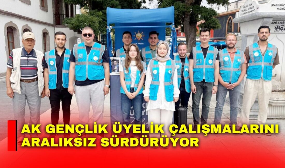 AK Parti Afyonkarahisar İl Gençlik Kolları Başkanlığı, teşkilatlanma çalışmaları kapsamında