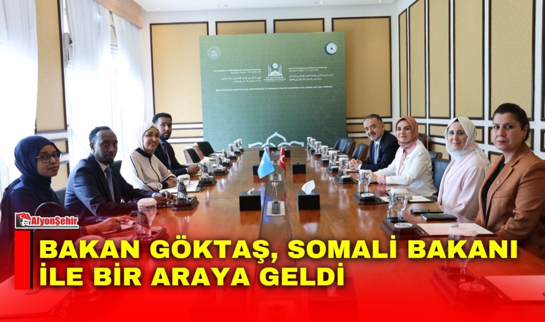 Aile ve Sosyal Hizmetler Bakanı Mahinur Özdemir Göktaş, Pakistan'da düzenlenen