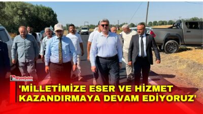 AK Parti Afyonkarahisar Milletvekili Ali Özkaya, yoğun saha programı kapsamında