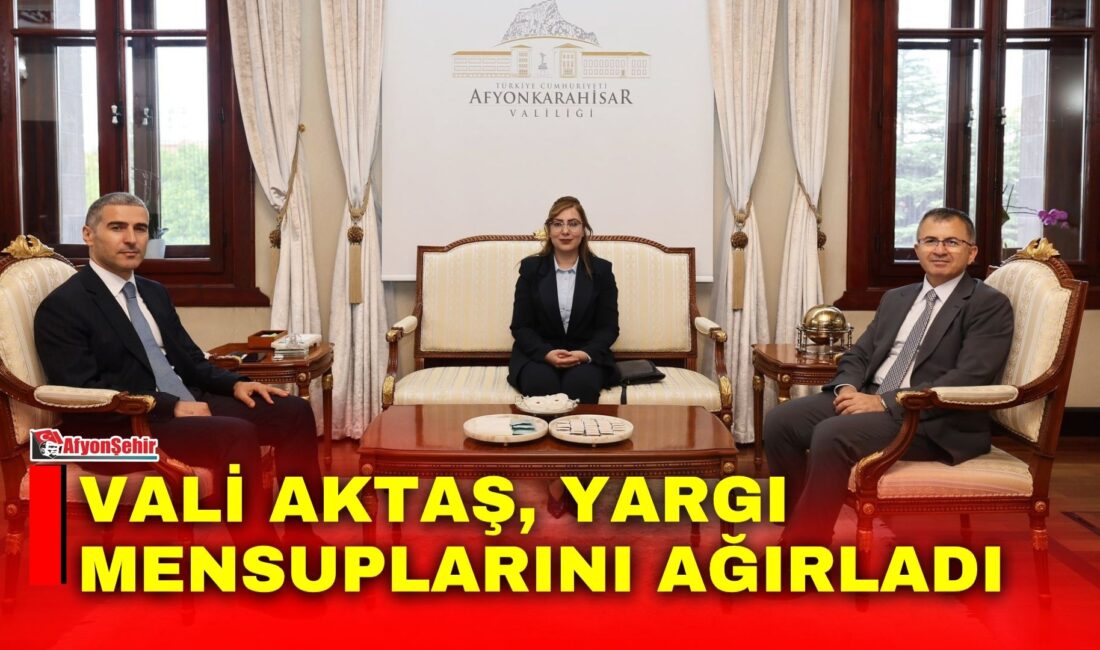 Afyonkarahisar Valisi Dr. Naci Aktaş, Sandıklı Cumhuriyet Başsavcısı Celal Kaplan